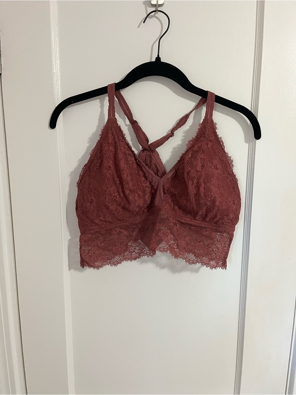 aerie Dusty Rose Lace Bralette